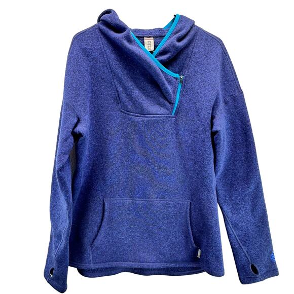 Stio Sweetwater Fleece Hoodie Blue Purple Large Women's - Picture 1 of 8